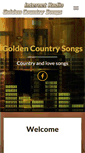 Mobile Screenshot of goldencountrysongs.com